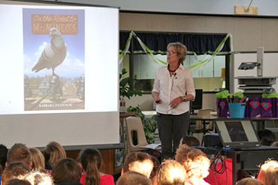 Barbara O'Connor - presentation to students